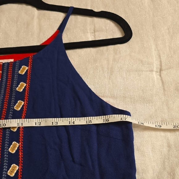 THML Blue and Red Mini Dress - Picture 6 of 14